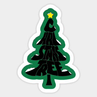 Christmas tree Sticker